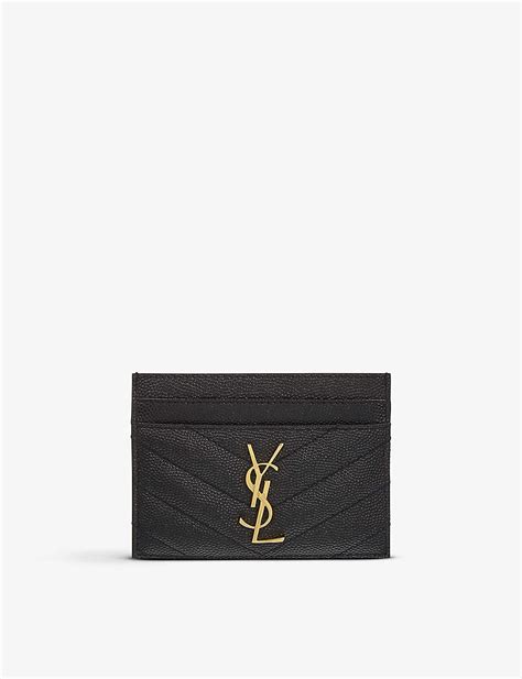 ysl card holder black 5|ysl card holder selfridges.